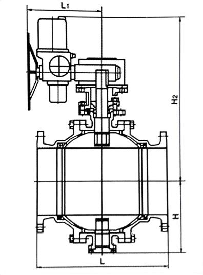 High-pressure floating ball valve