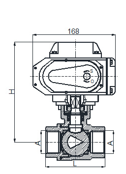 High-pressure floating ball valve