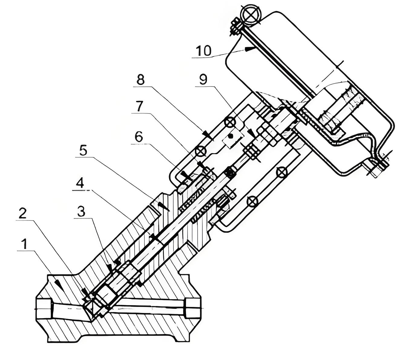 High-pressure floating ball valve